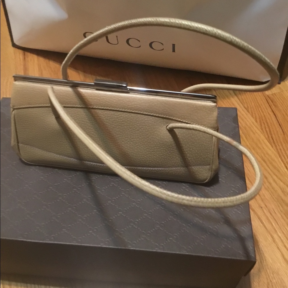 Gucci Tan Leather Purse